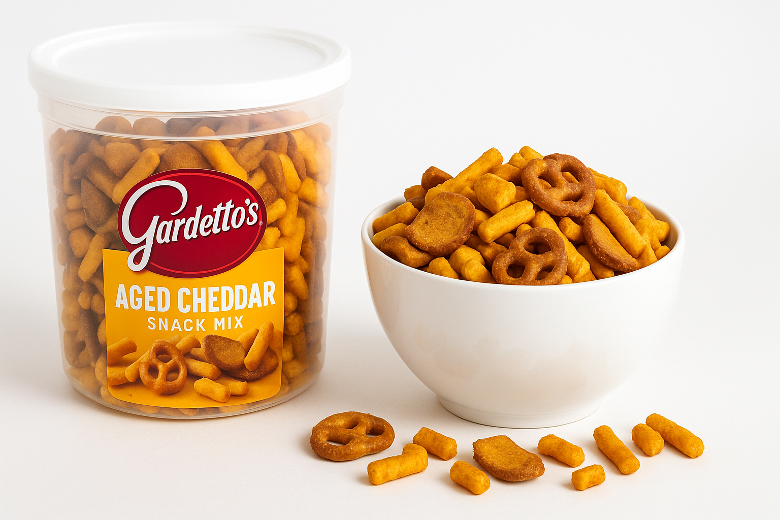 Gardetto's Aged Cheddar Snack Mix Tub Review: Bold Cheese Flavor in a Shareable Container