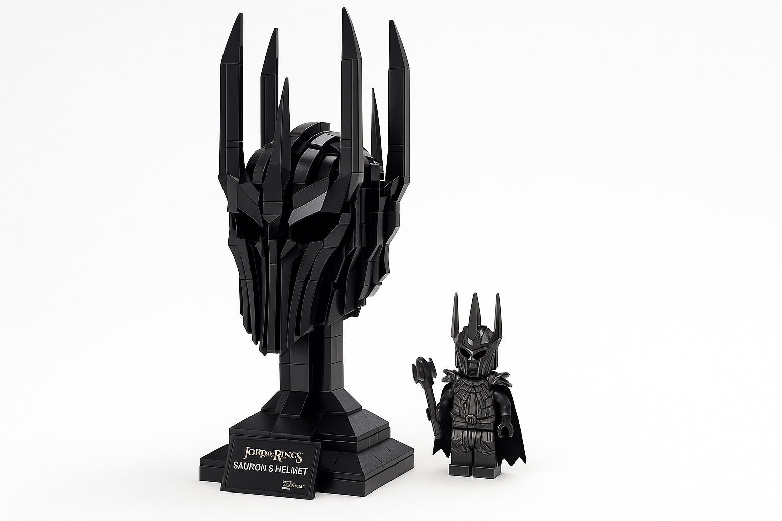 LEGO Icons The Lord of the Rings: Sauron’s Helmet Review – A Dark Centerpiece for Adult LOTR Fans
