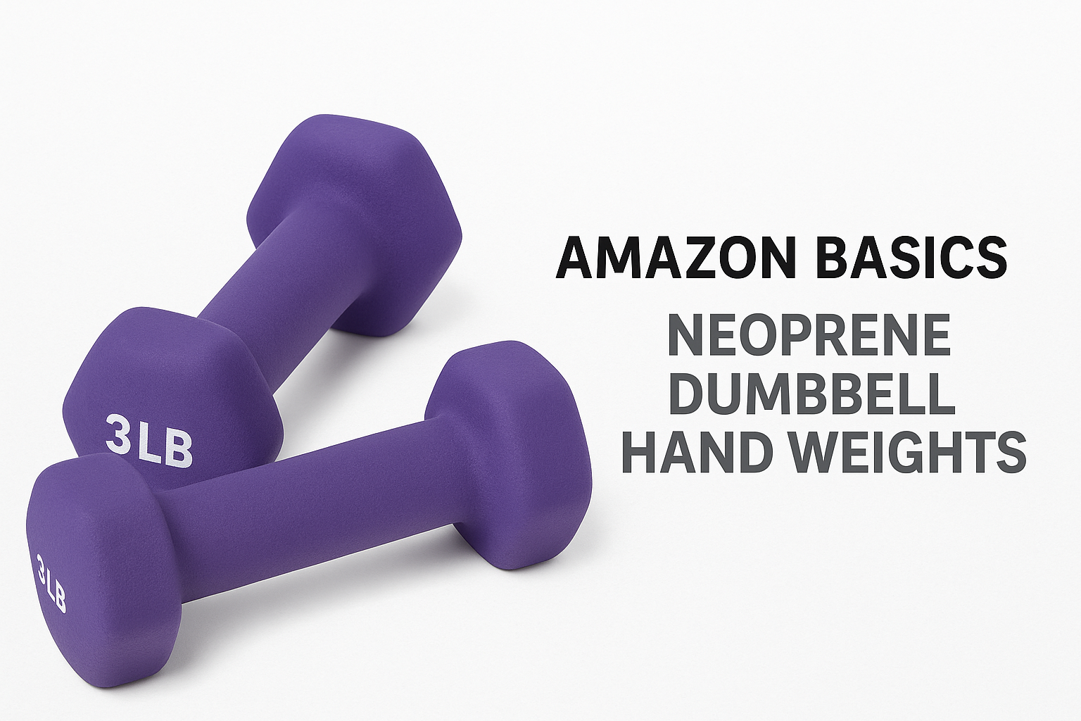 Amazon Basics Neoprene Dumbbell Hand Weights (3 lb Pair) Review: Simple, Durable Weights for Everyday Training