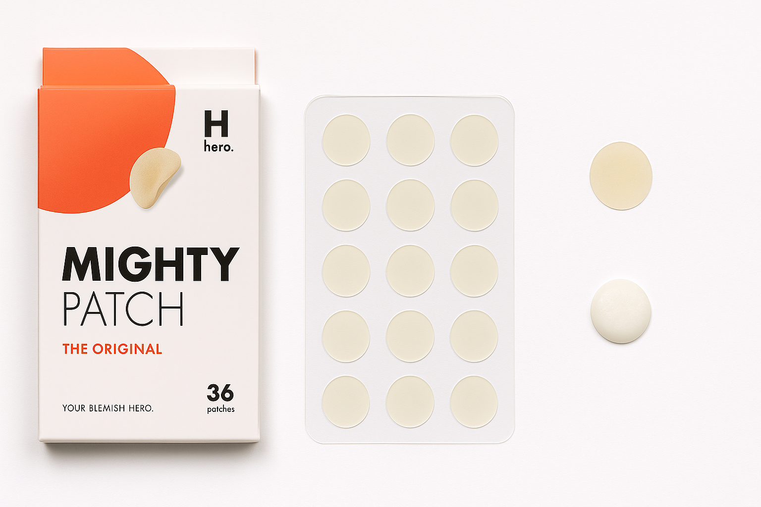 Mighty Patch Original by Hero Cosmetics Review: The Classic Hydrocolloid Pimple Patch Tested