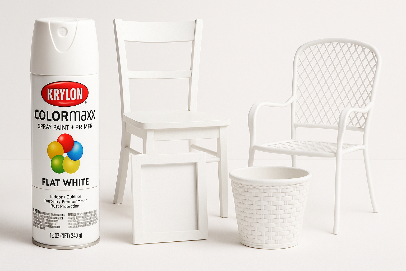 Krylon COLORmaxx Flat White Spray Paint & Primer Review: A Versatile All‑Purpose Rattle Can for Indoor and Outdoor Projects