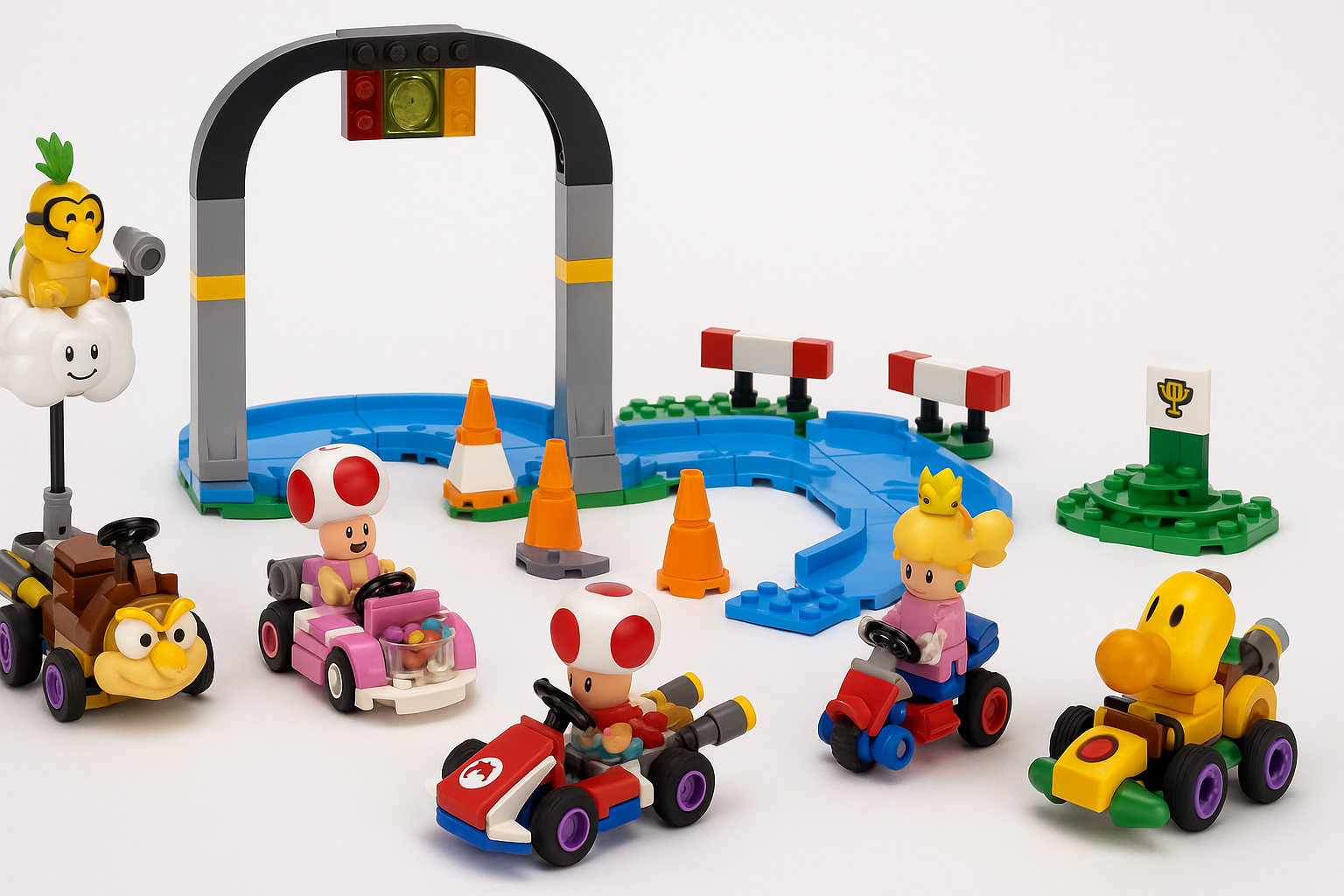 LEGO Super Mario Mario Kart Baby Peach & Grand Prix Set (72036) Review