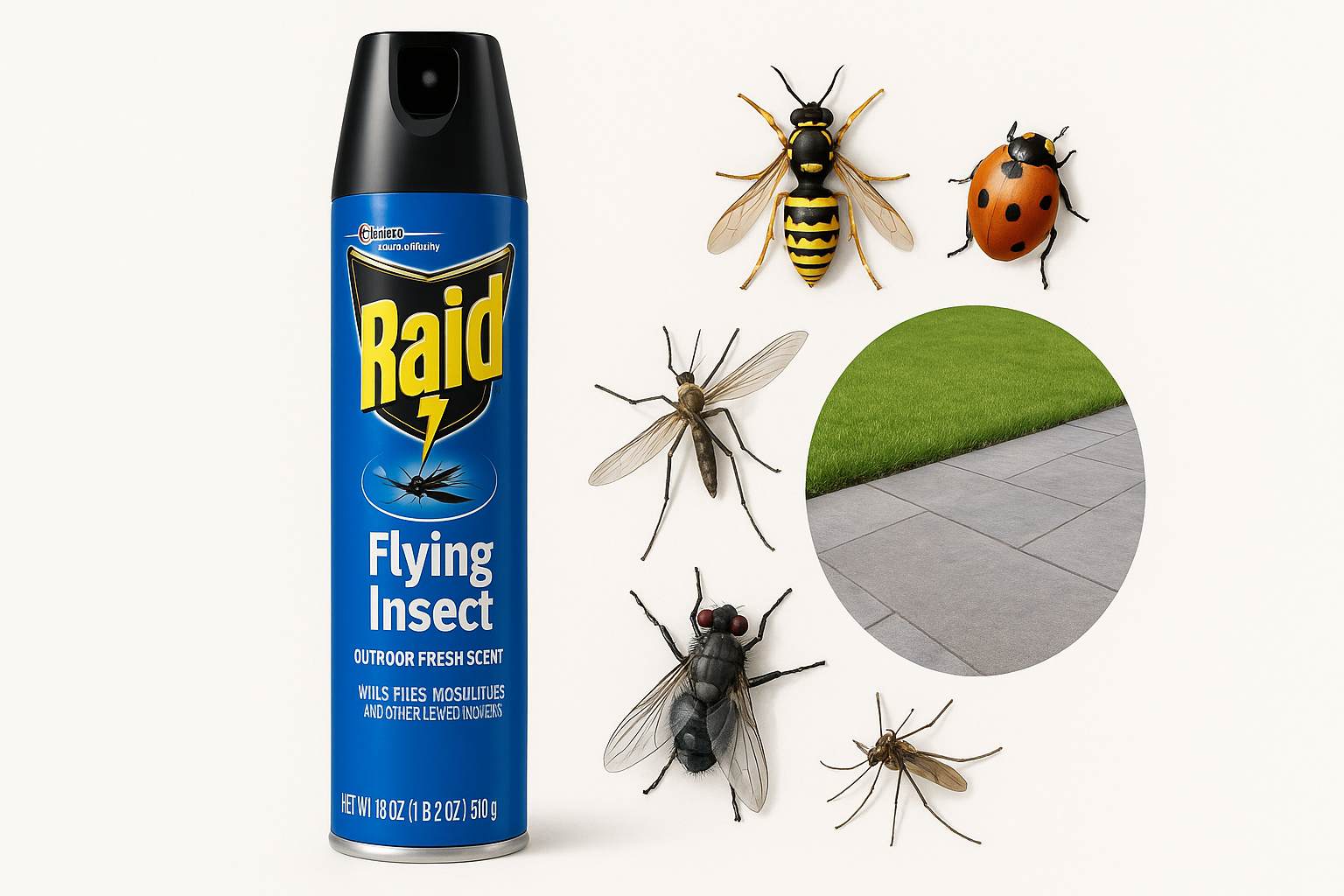 Raid Flying Insect Spray (Outdoor Fresh, 18oz) Review: Fast-Acting Control for Flies and Mosquitoes