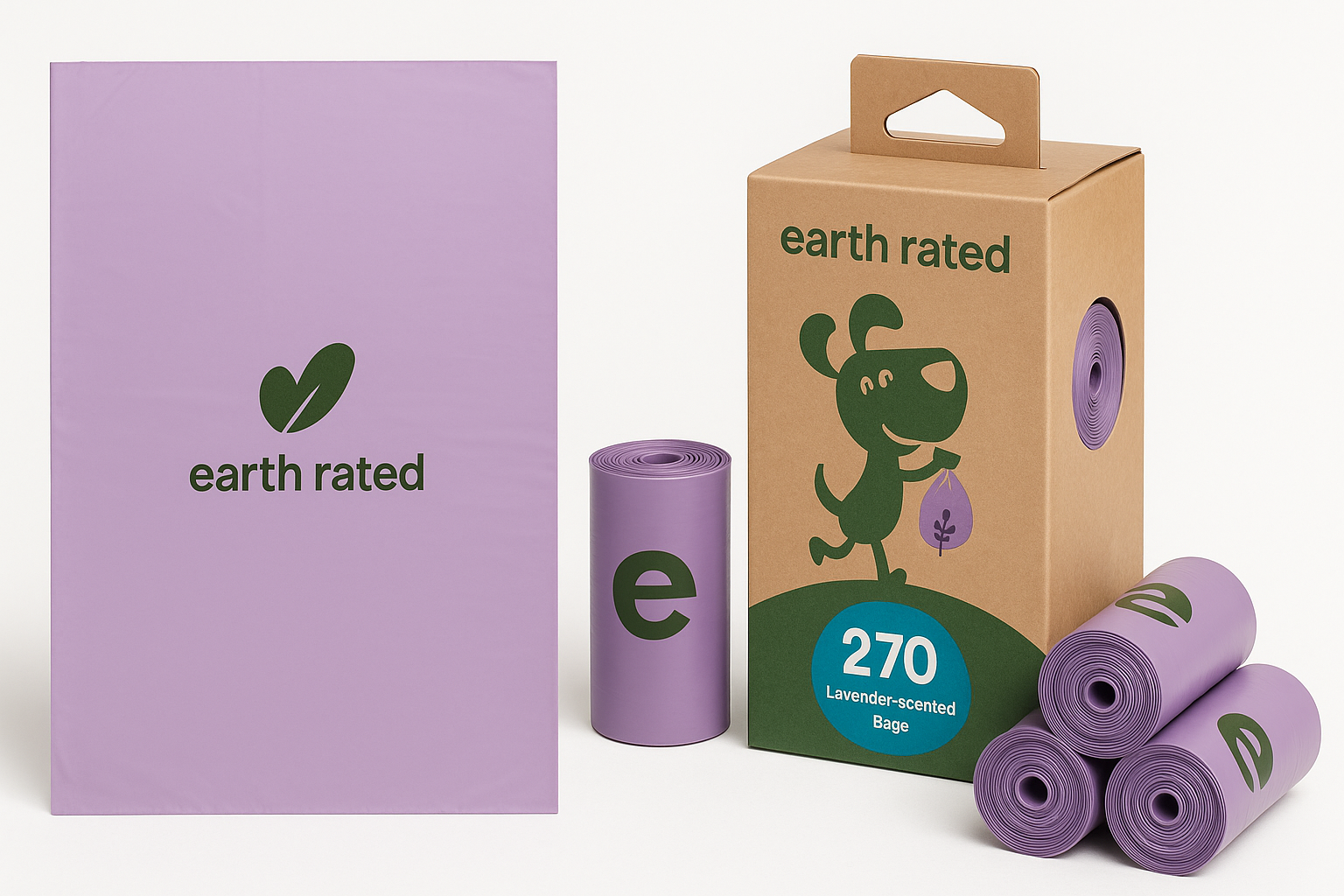 Earth Rated Lavender Dog Poop Bags (270-Count) Review: Reliable, Leak-Proof Waste Bags for Everyday Walks