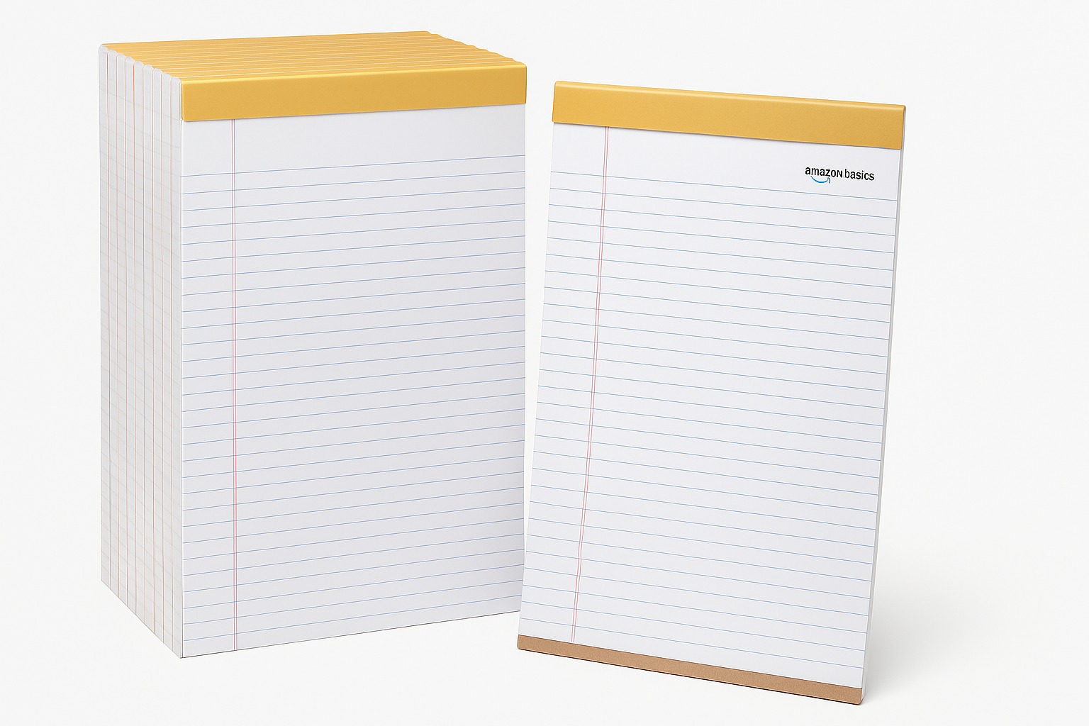 Amazon Basics Wide Ruled Lined Writing Note Pads (8.5" x 11.75", White, 12-Pack) Review
