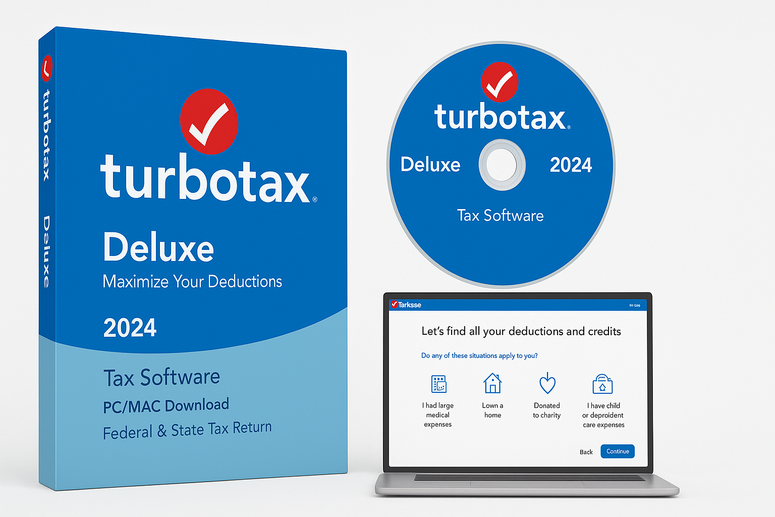 [OLD VERSION] TurboTax Deluxe 2024 Tax Software (Federal & State, PC/Mac Download) Review