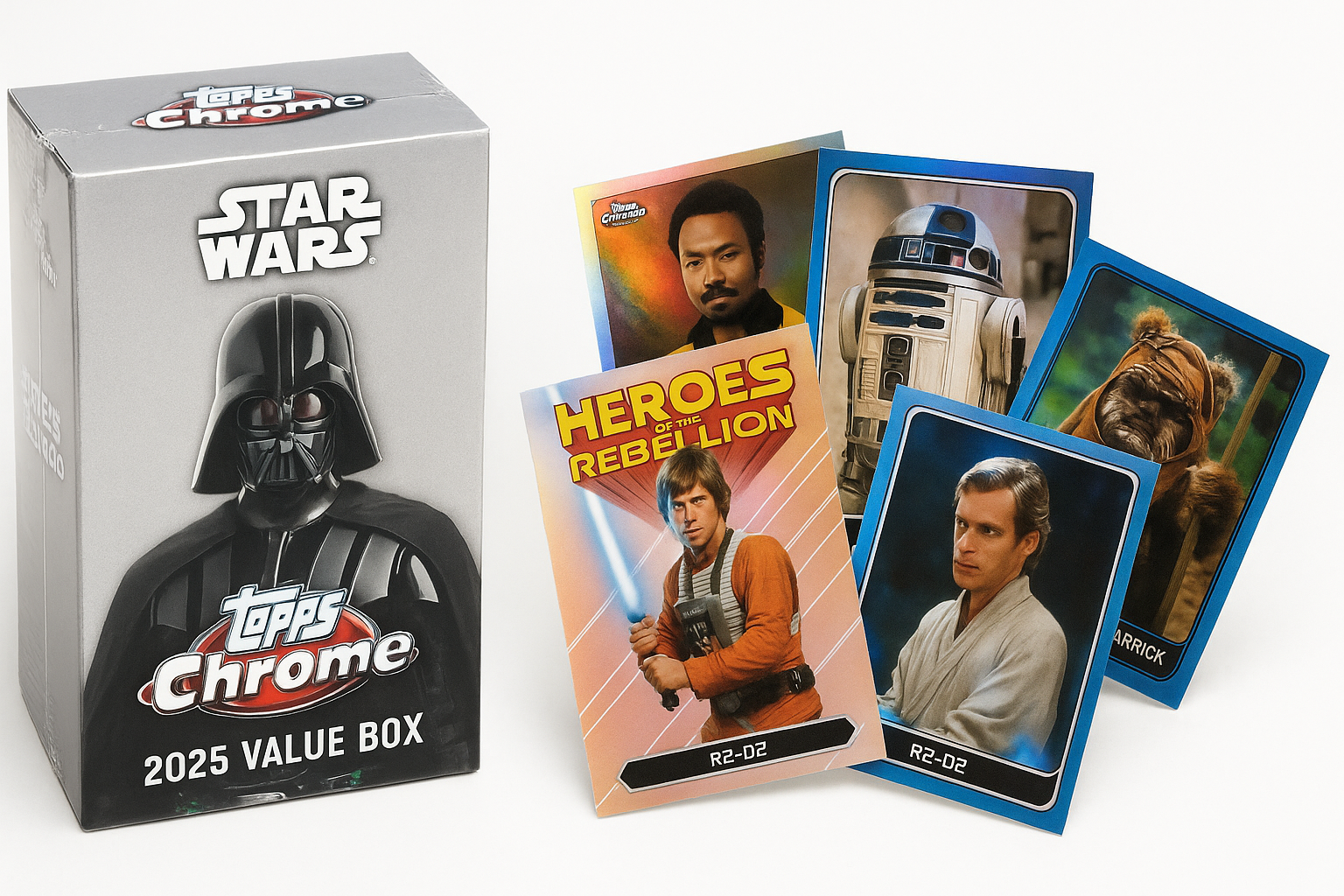 2025 Topps Chrome Star Wars Value Box Review: Accessible Chrome in a Galaxy Far, Far Away
