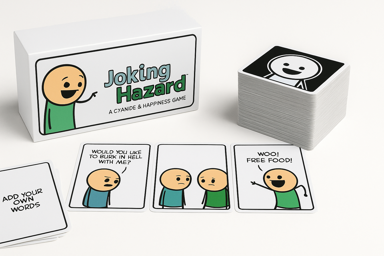Joking Hazard by Cyanide & Happiness Review: A Darkly Hilarious Adult Party Card Game