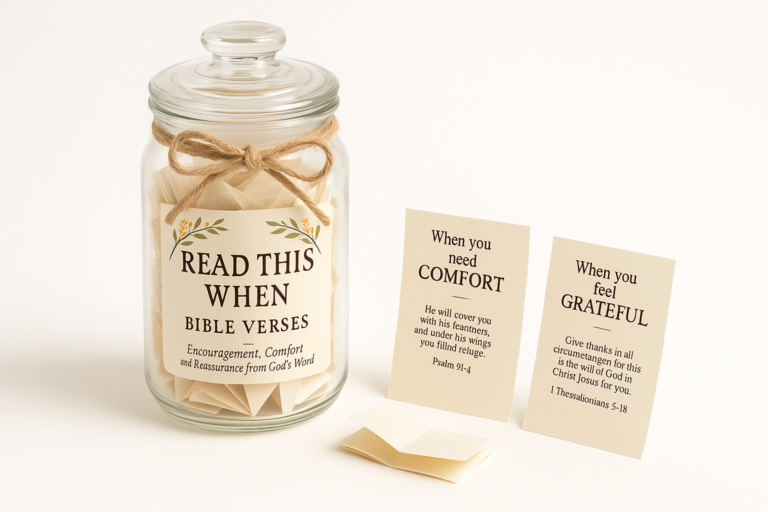 “Read This When” Bible Verses Jar Review: A Thoughtful Christian Gift for Daily Encouragement