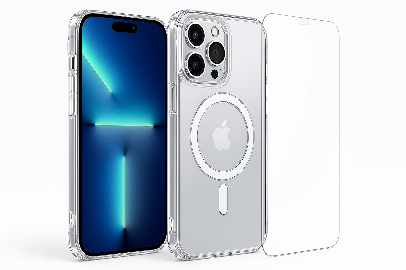 FNTCASE Clear Magnetic Case for iPhone 17 Pro Max: Slim Protection With Strong MagSafe Grip