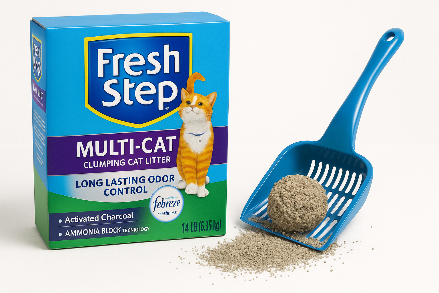 Fresh Step Multi-Cat Clumping Cat Litter (14 lb) Review: Reliable Odor Control for Busy Litter Boxes