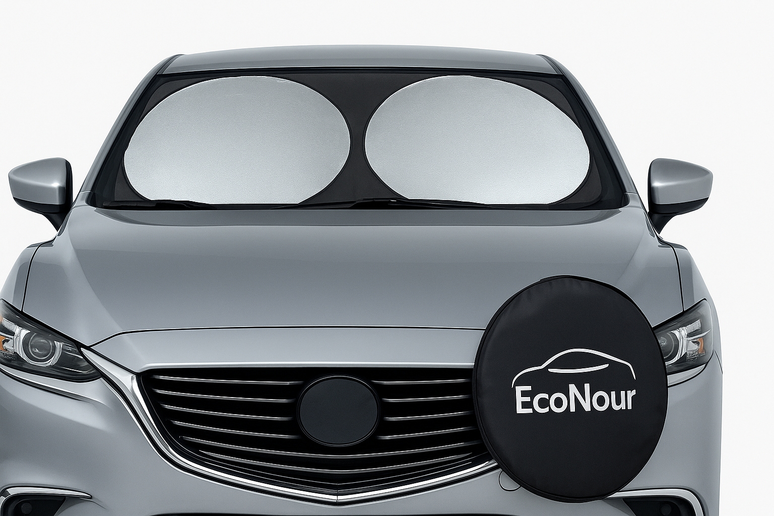 EcoNour Car Windshield Sunshade (64x32 Inches) Review: Practical Heat and UV Protection for Everyday Drivers