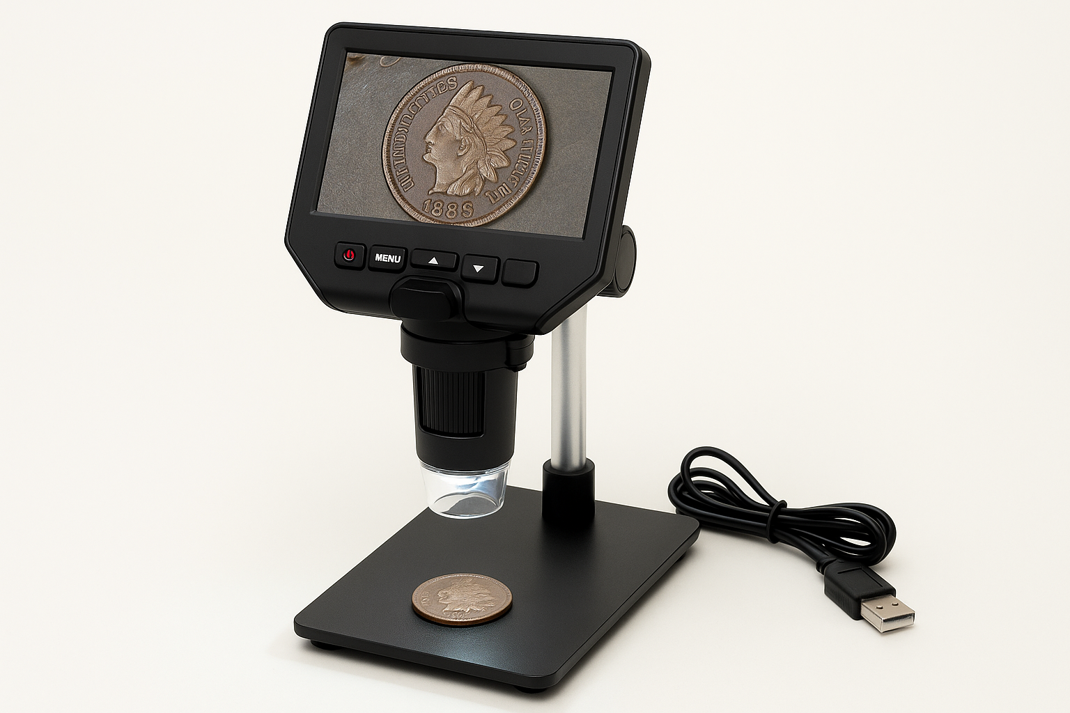 Elikliv EDM4 4.3-Inch LCD Digital Coin Microscope Review: Affordable Detail for Hobbyists and Tinkerers
