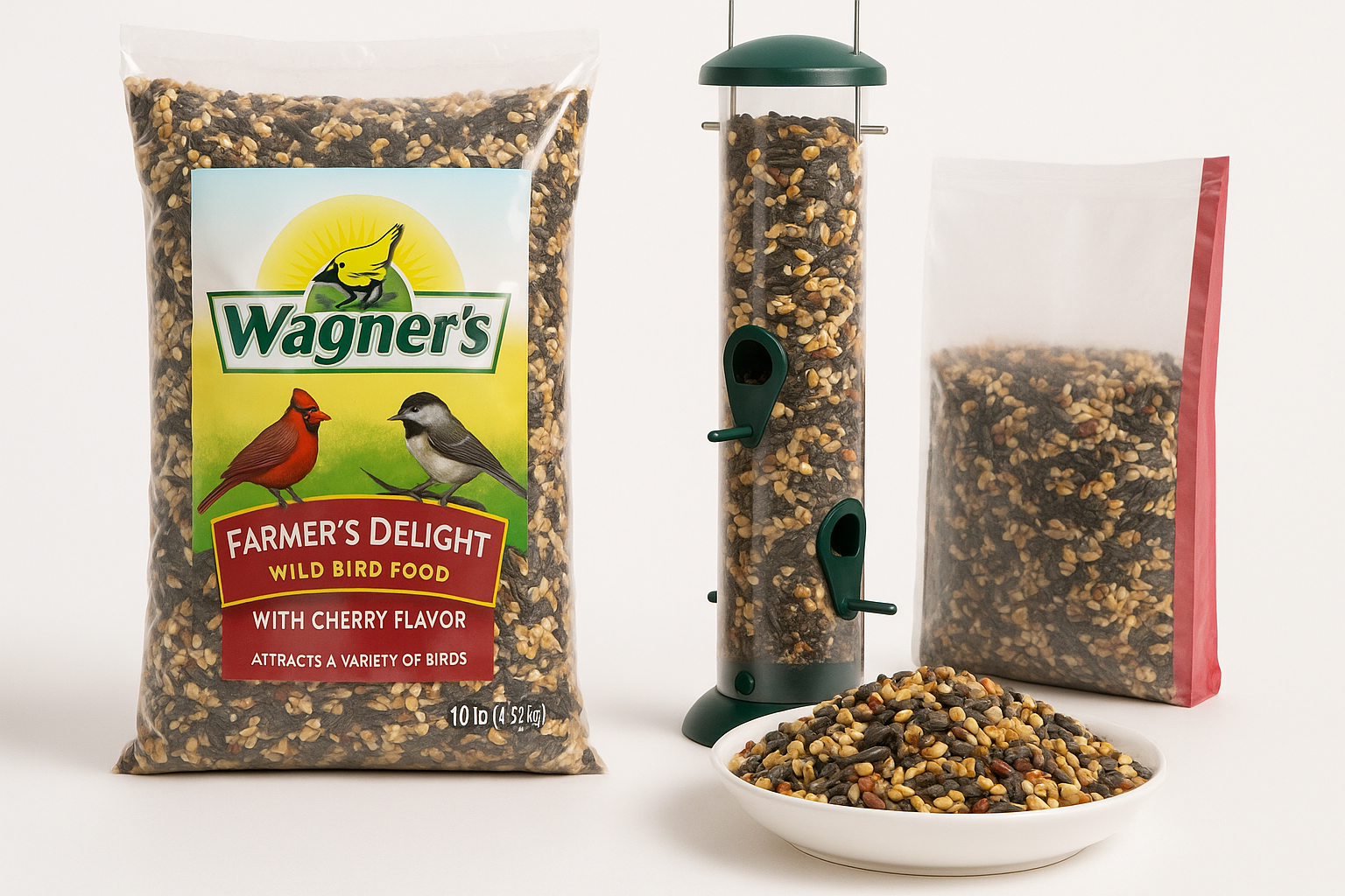 Wagner's 53002 Farmer's Delight Wild Bird Food Review (10 lb, Cherry Flavor)
