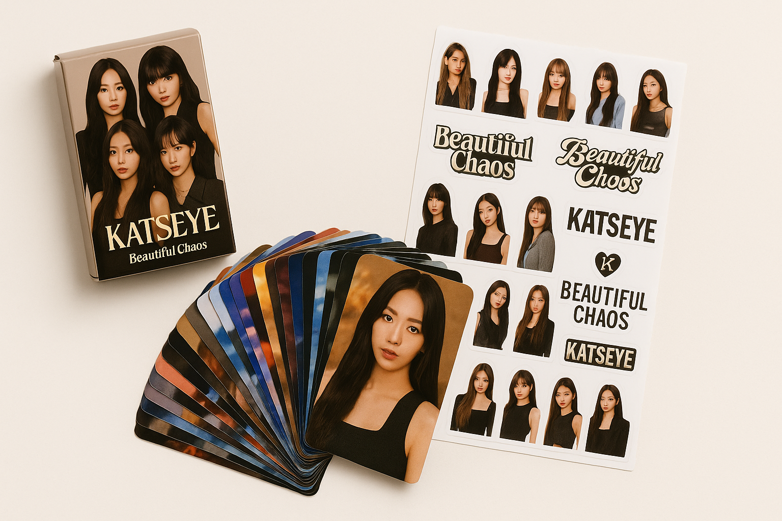 JCCDMZSL Katseye Photocards & Sticker Set: A Fun Collectible Bundle for Katseye Fans