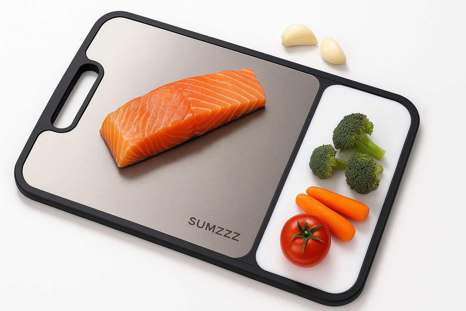 Sumzzz Titanium Cutting Board Review: A Hygienic, Dual-Sided Option for Modern Kitchens