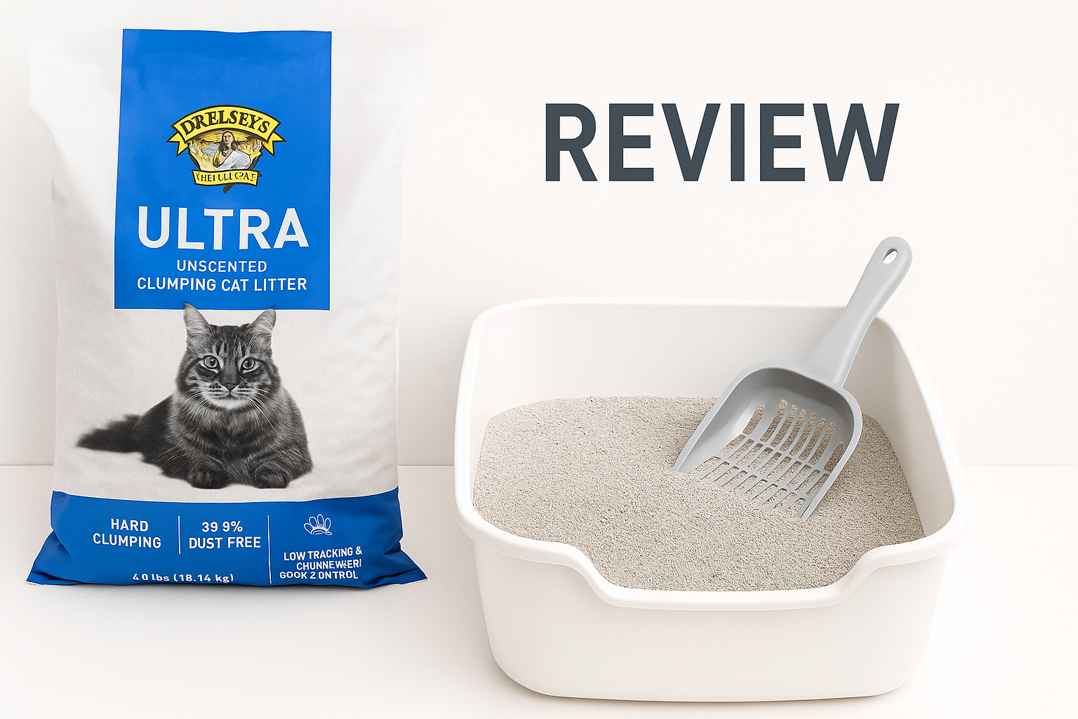 Dr. Elsey's Ultra Unscented Clumping Clay Cat Litter (40 lb Bag) Review