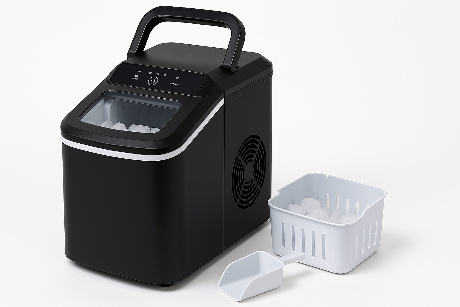 EUHOMY Countertop Ice Maker with Handle (26 lbs/Day) Review: Compact, Fast, and Travel‑Ready Ice on Demand