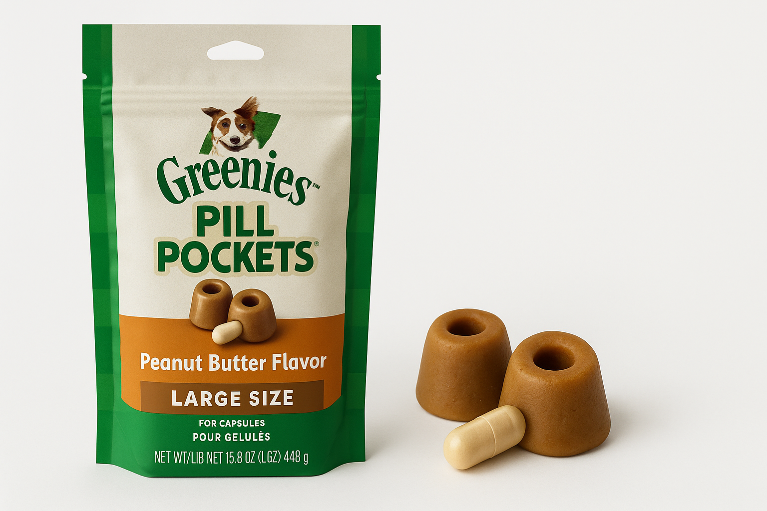 Greenies Pill Pockets for Dogs (Large, Peanut Butter): Making Medication Time Easier