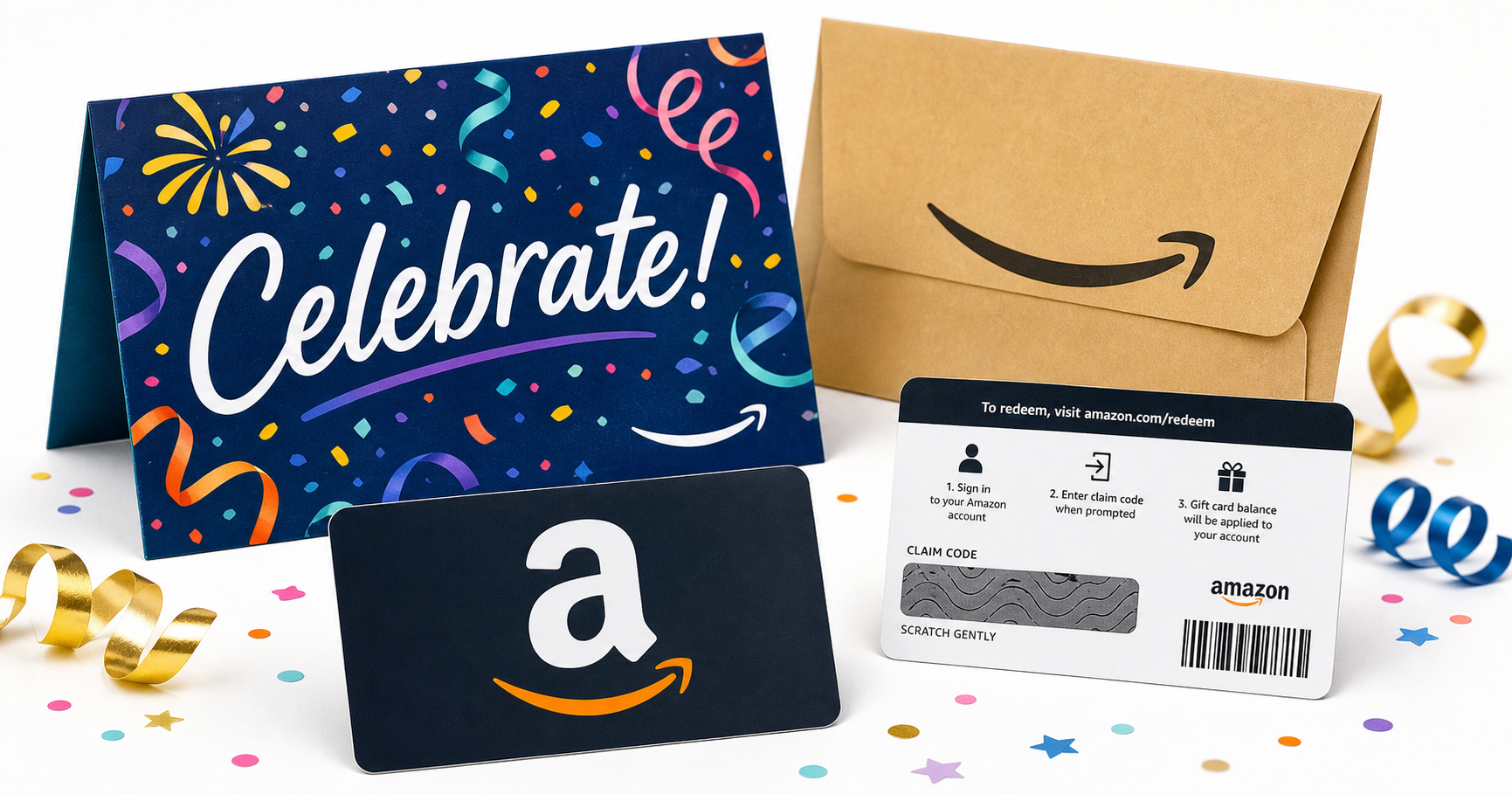 Amazon Physical Gift Card | Celebration: Flexible Gifting for Any Occasion