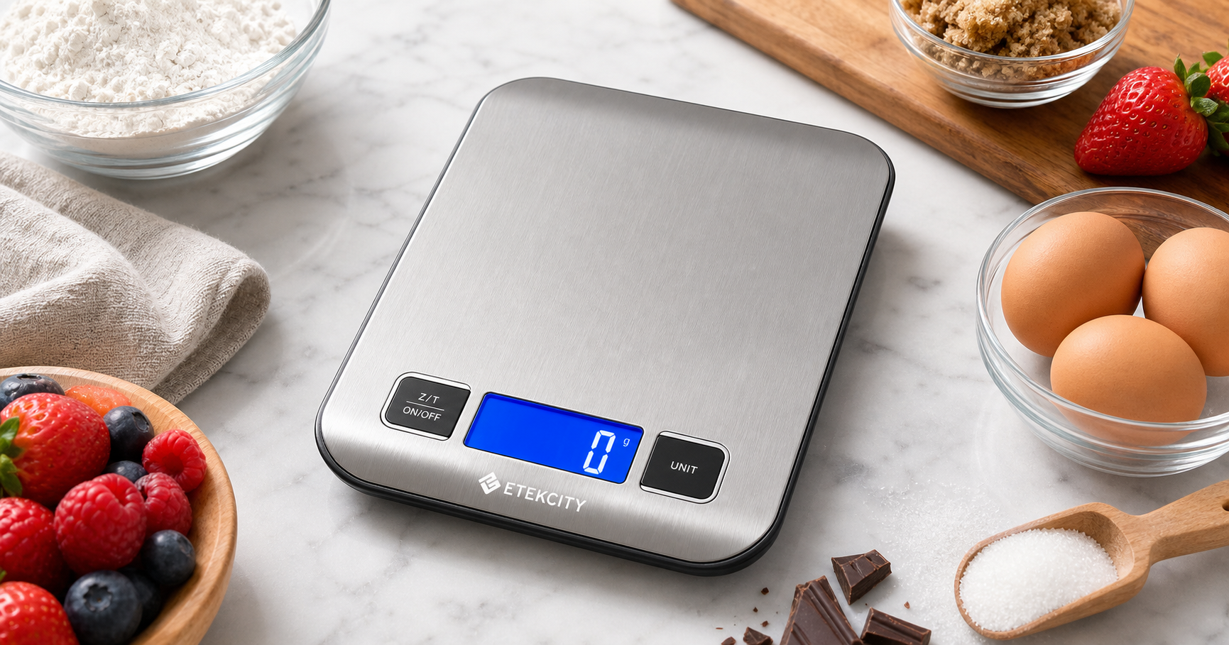 Etekcity Food Kitchen Scale Review: A Compact, Stainless Steel Workhorse for Everyday Cooking