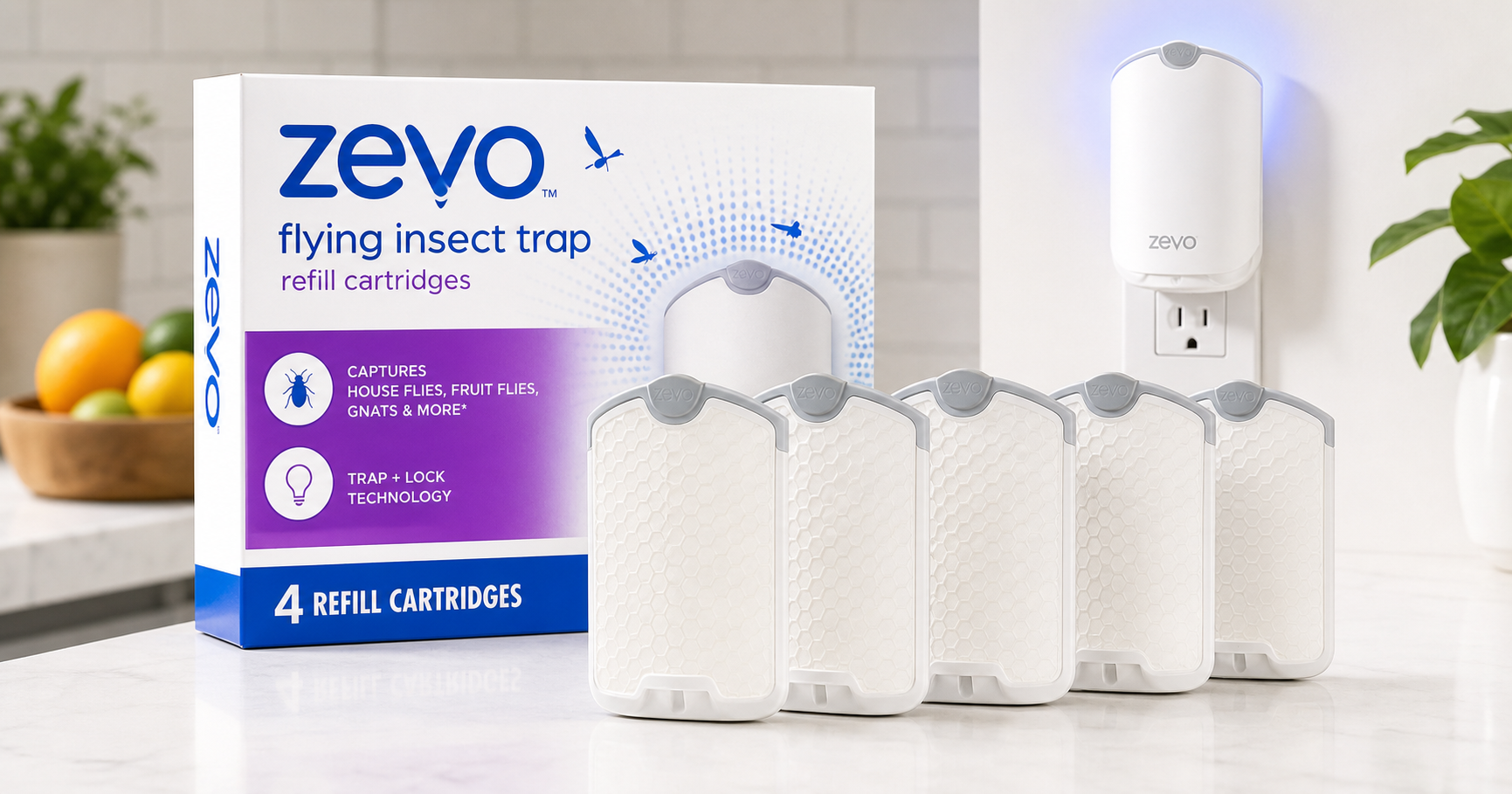 Zevo Flying Insect Trap Official Refill Cartridges (4-Pack) Review: Simple, Mess‑Free Fly Control Indoors