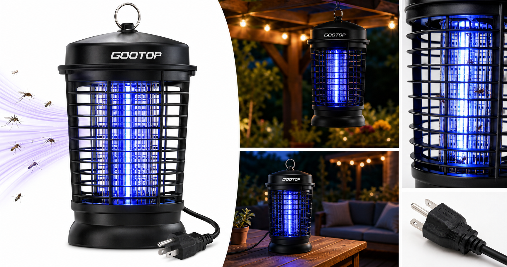 GOOTOP Bug Zapper Outdoor Review: High-Voltage Mosquito Control for Patios and Backyards