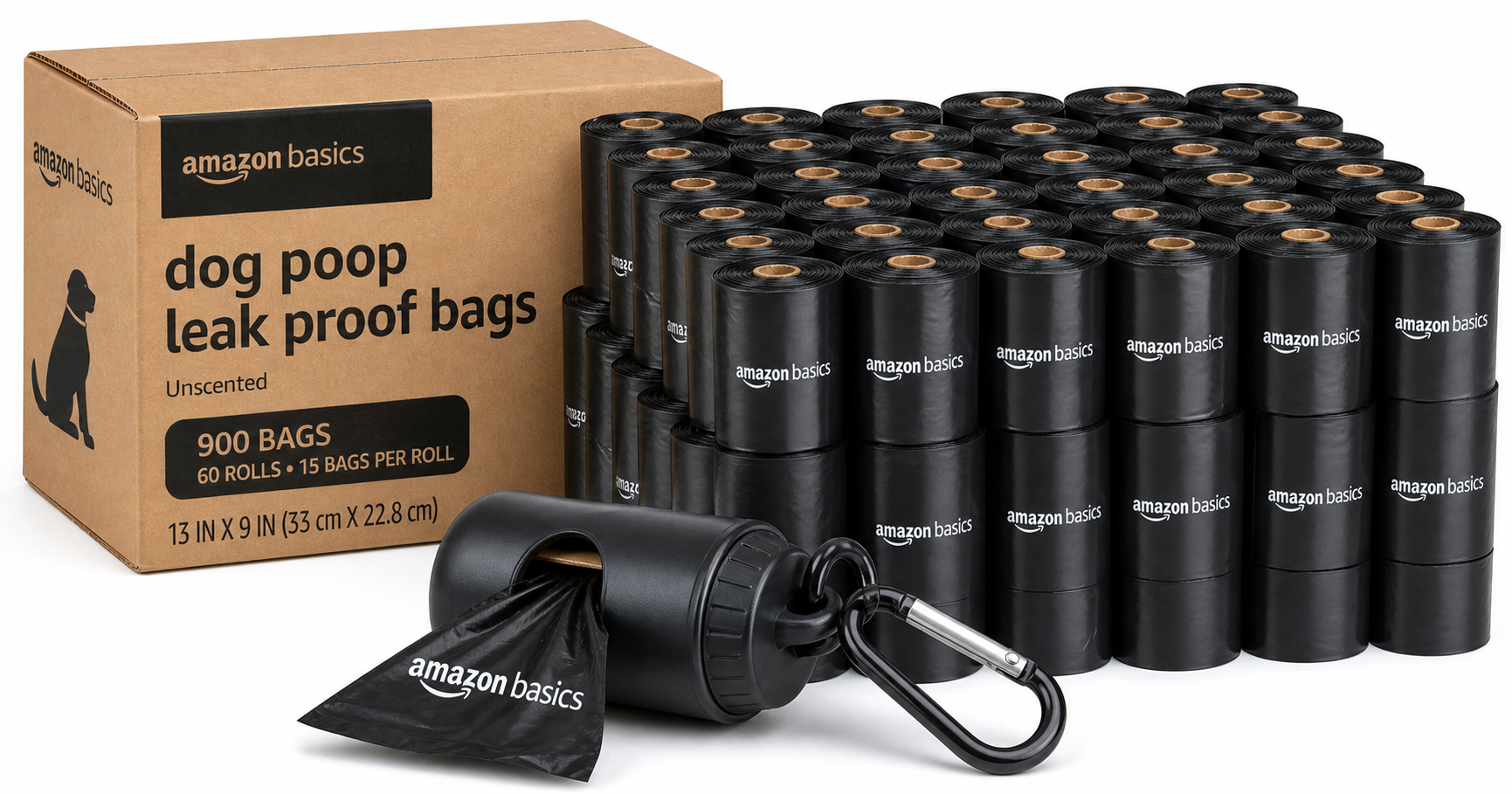 Amazon Basics Dog Poop Leak Proof Bags (900-Count) Review: Simple, Reliable Waste Bags for Everyday Walks
