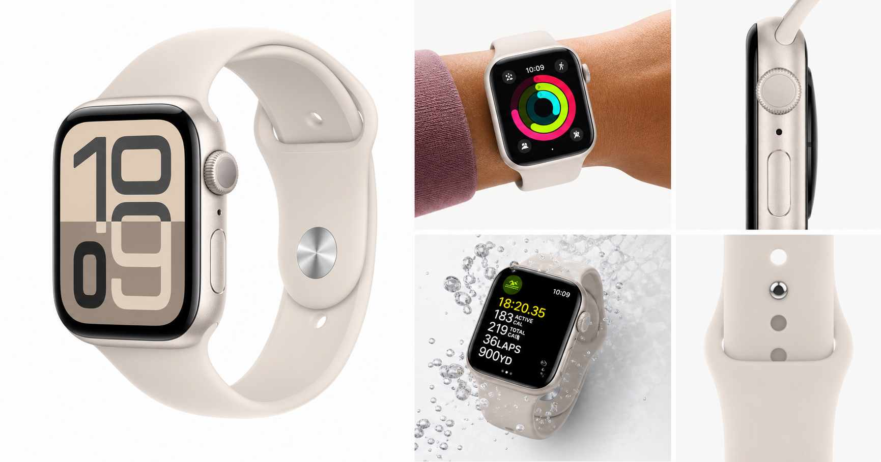 Apple Watch SE 3 (GPS, 40mm) in Starlight: A Balanced Smartwatch for Everyday Use