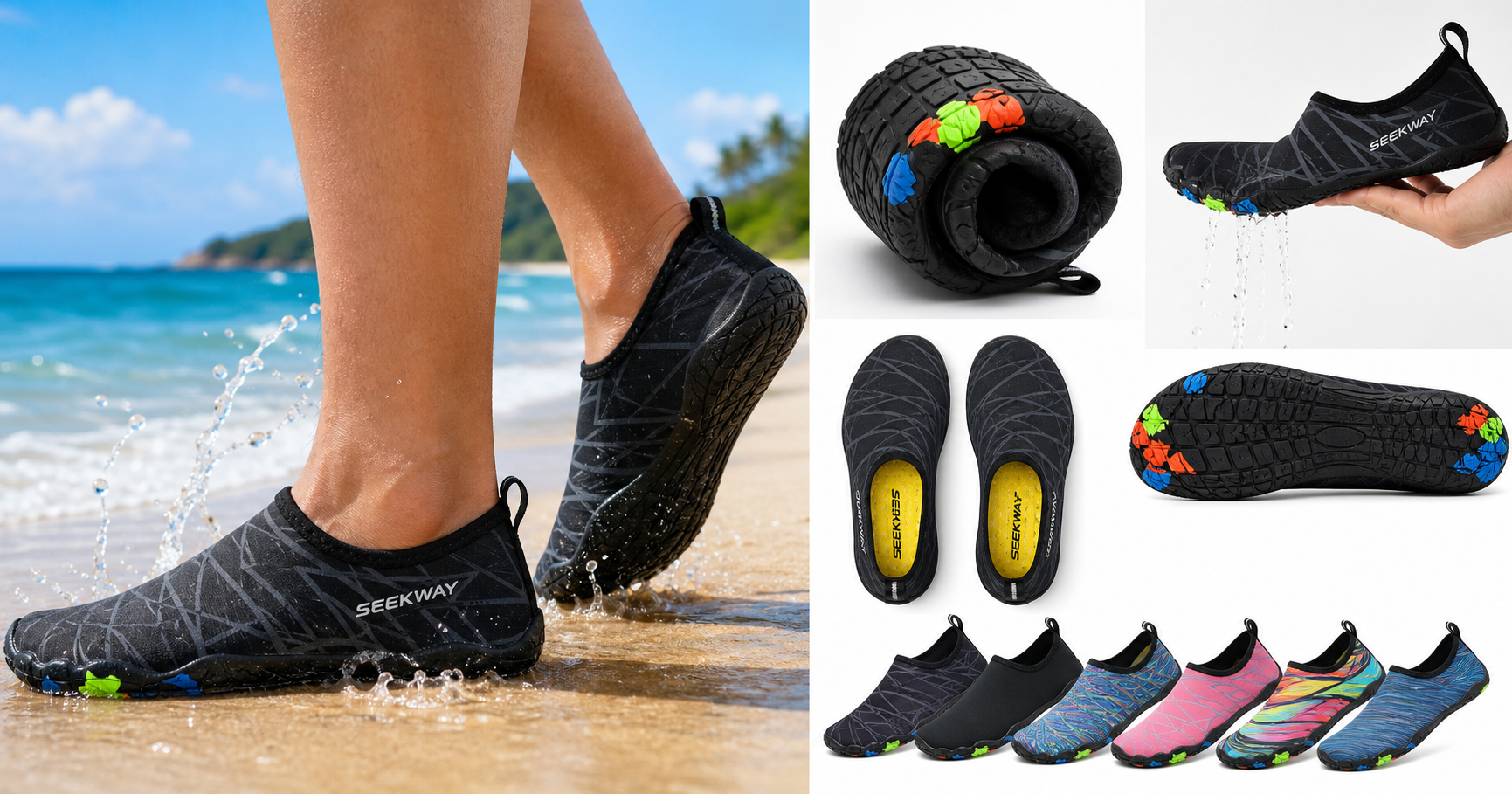SEEKWAY Water Shoes Review: Lightweight Aqua Socks for Versatile Water Adventures