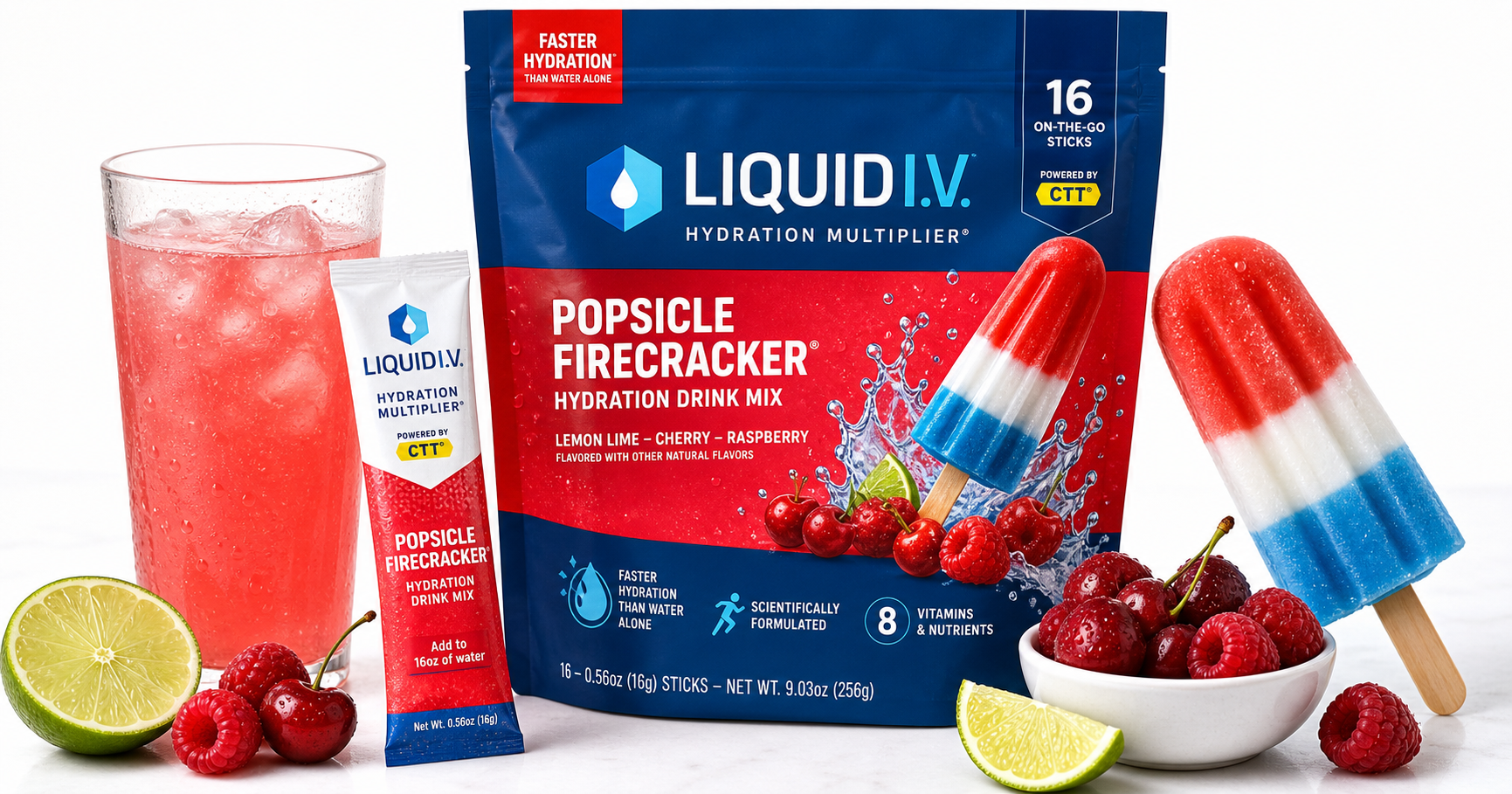 Liquid I.V. Hydration Multiplier Popsicle Firecracker Review: Nostalgic Flavor, Functional Hydration