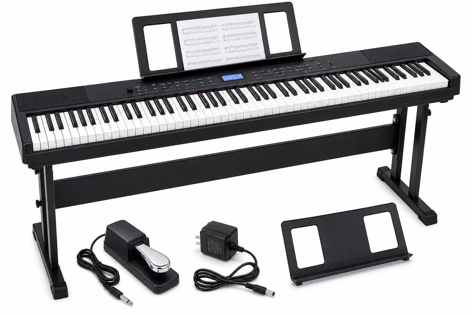 88-Key Semi-Weighted Digital Piano Keyboard with Stand & Bluetooth: In-Depth Review