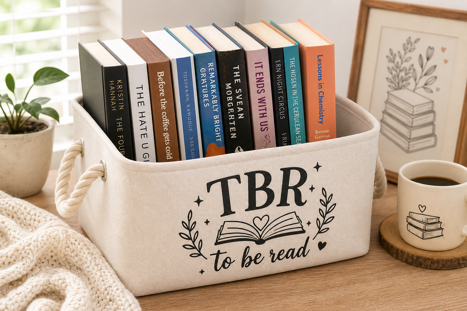 Marsui TBR Book Storage Basket Review: A Simple Organizer for Your “To Be Read” Pile