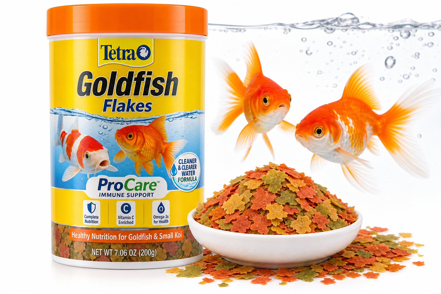 Tetra Goldfish Flakes (7.06 oz) Review: A Staple Daily Diet for Goldfish and Small Koi