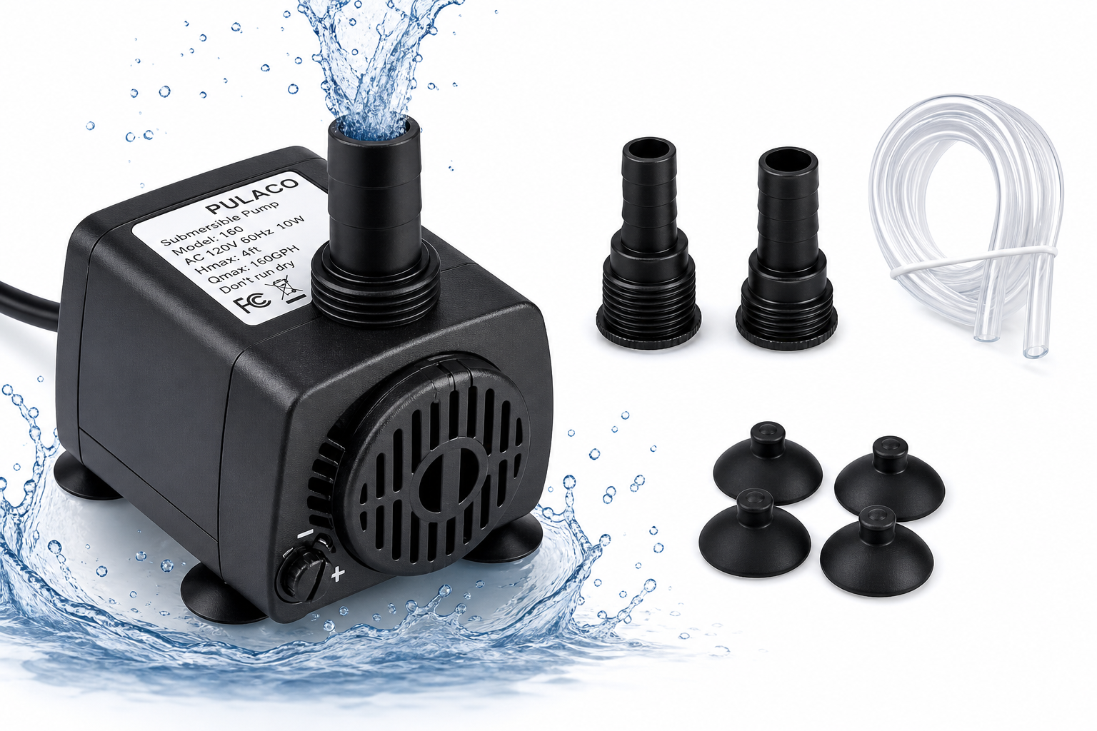 PULACO 160 GPH Small Submersible Water Pump Review: Compact Power for Aquariums and Fountains