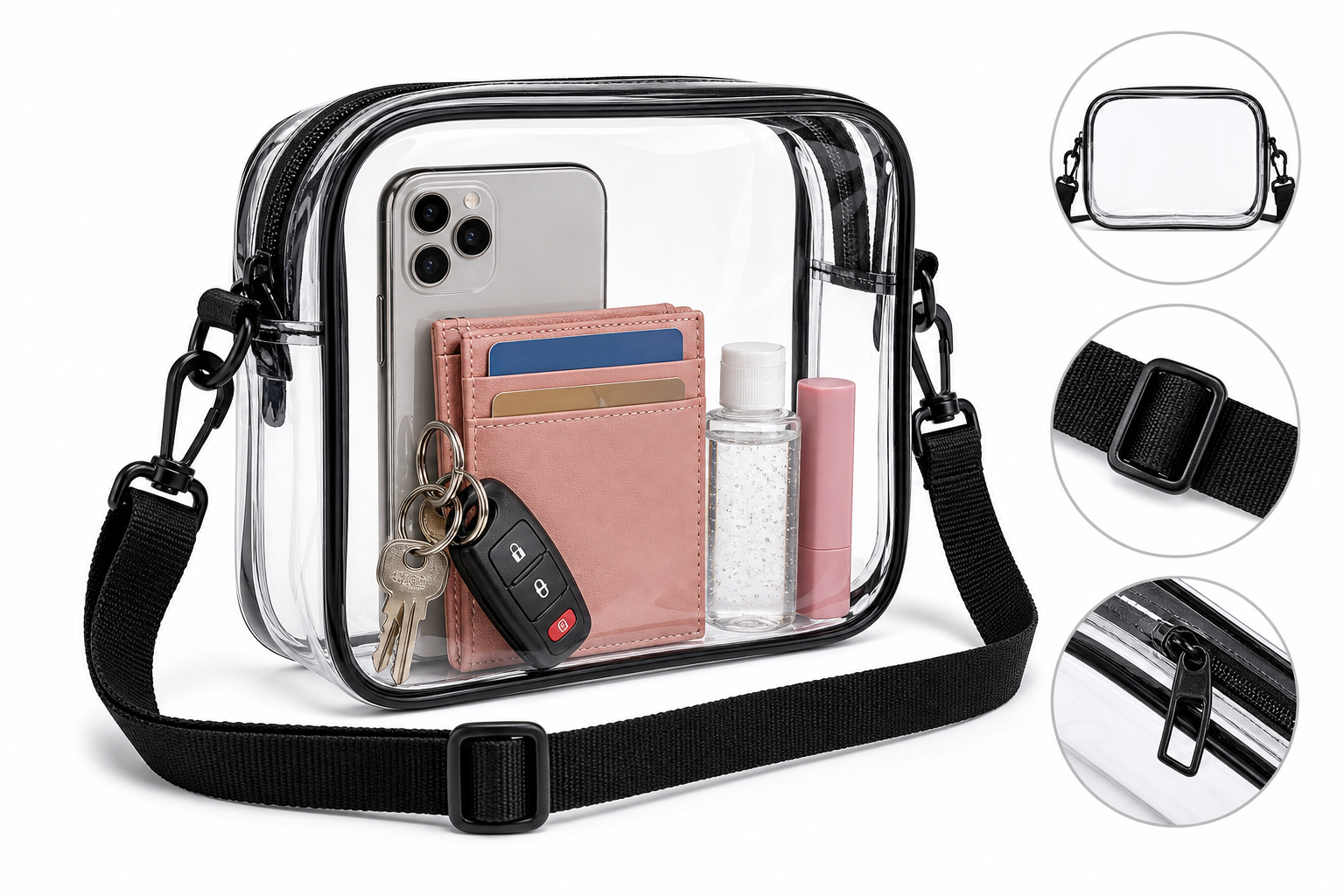 Clear Bag for Stadium Events: Practical, Stadium-Ready Crossbody for Game Day and Concerts