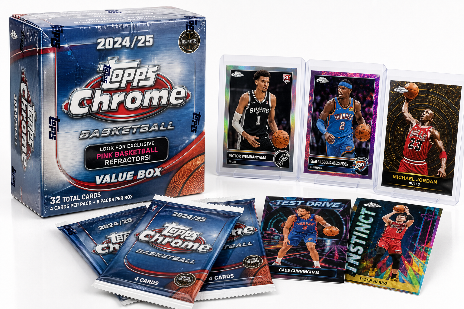2024-25 Topps Chrome Basketball Factory Sealed Value Box Review
