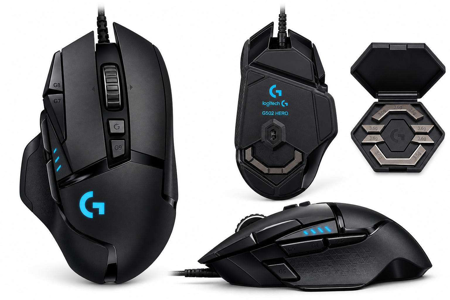 Logitech G502 Hero Wired Gaming Mouse Review: Feature-Rich Control for Serious PC Gamers