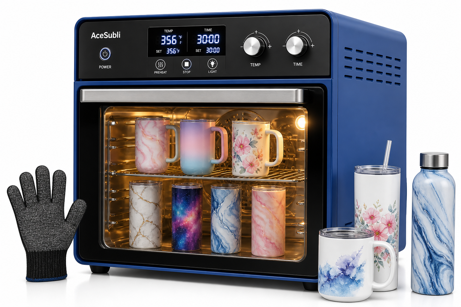 AceSubli 25L Sublimation Oven Review: A Compact Workhorse for Tumblers, Mugs, and More