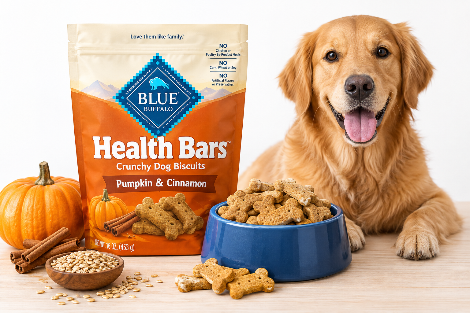 [Blue Buffalo Health Bars Pumpkin & Cinnamon Dog Biscuits](https://www.amazon.com/dp/B003P9XG68): Product Review