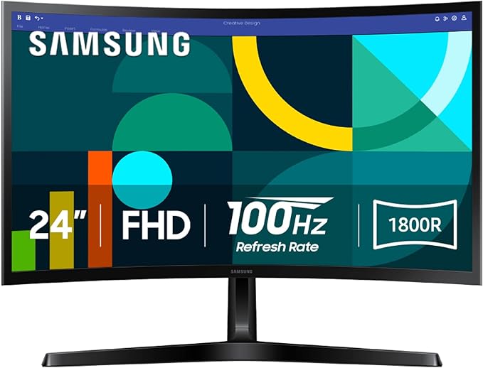 In-Depth Review: Samsung 24-inch Essential S3 (S36GD) 1800R Curved 100Hz Monitor (LS24D366GANXZA)